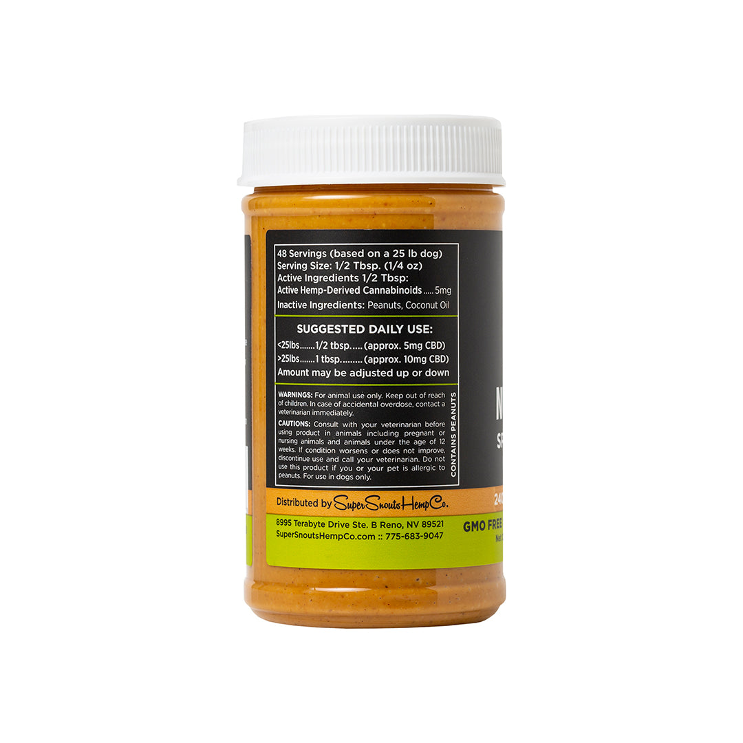 NUTTY+DOG CBD SPREAD (PEANUT BUTTER FLAVOR)