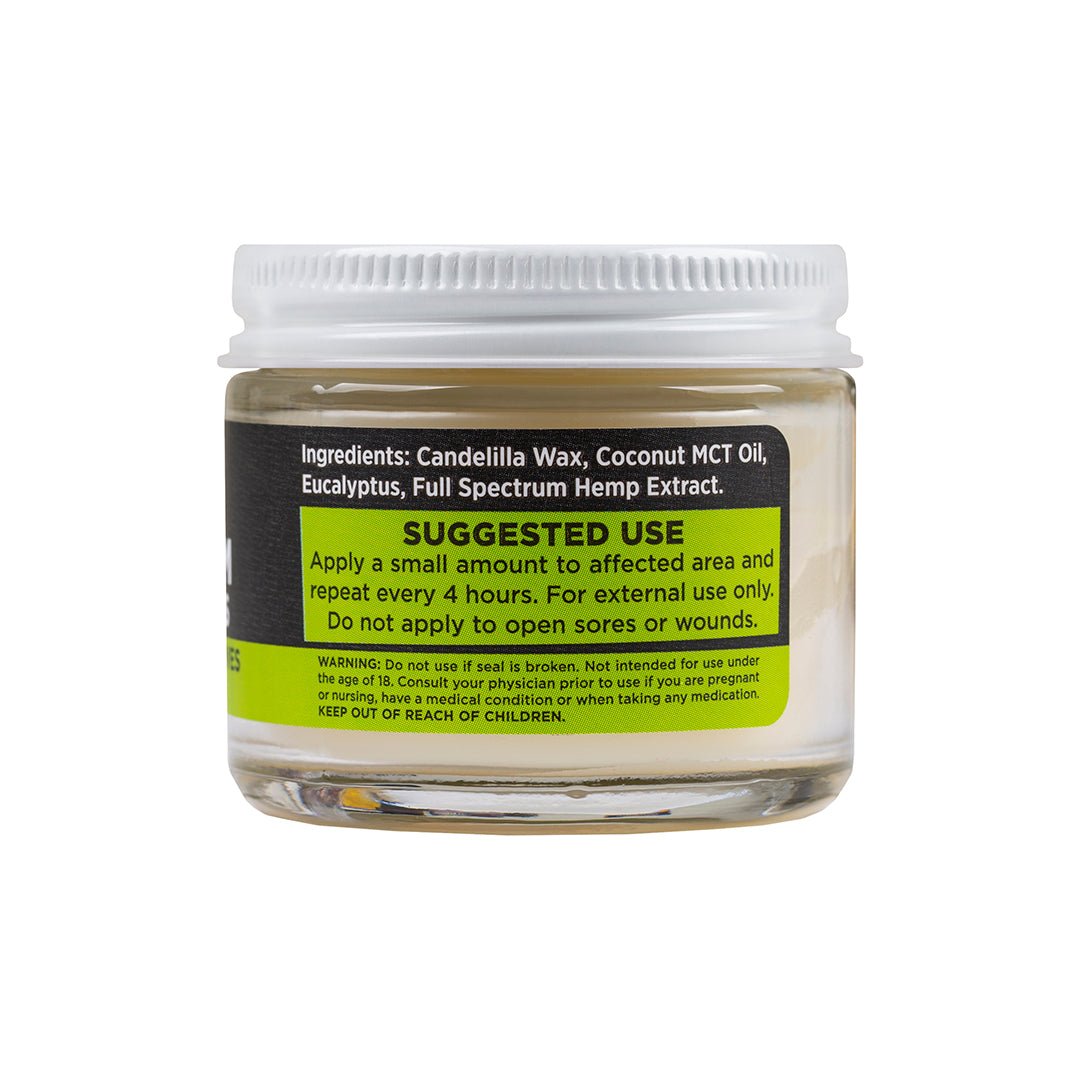 SOUL BALM + EUCALYPTUS 500MG 0.0% THC PCR BROAD SPECTRUM TOPICAL