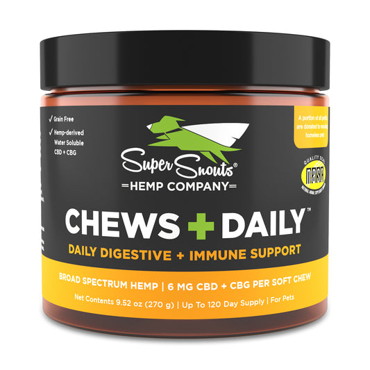 CHEWS WISELY : CHEWS DAILY : DAILY DIGESTIVE + IMMUNE HEALTH SUPPORT