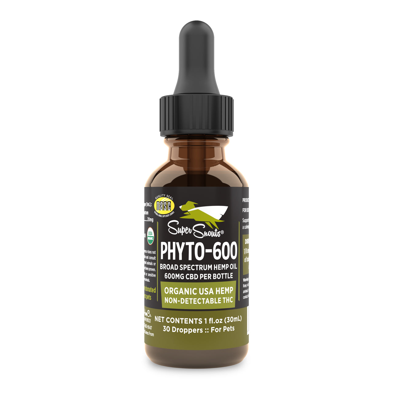 PHYTO-600 :: BROAD SPECTRUM HEMP OIL TINCTURE