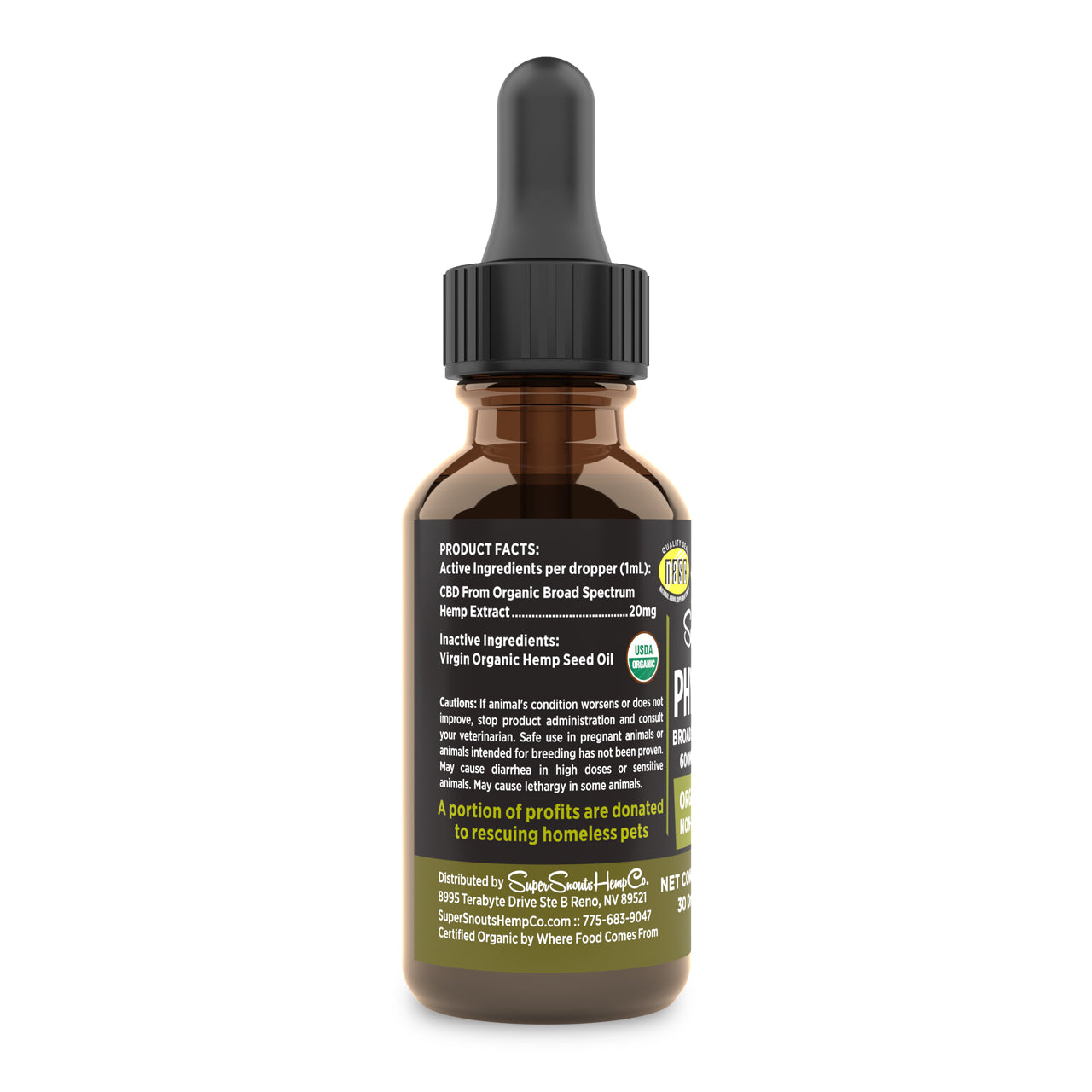 PHYTO-600 :: BROAD SPECTRUM HEMP OIL TINCTURE