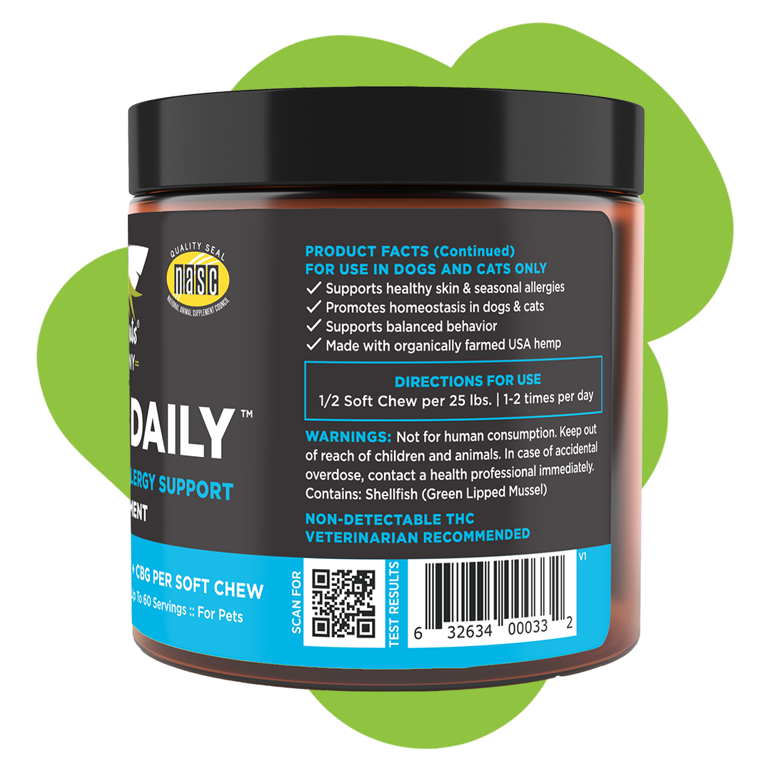 Chews Daily Seasonal Allergy Support Hemp Chew